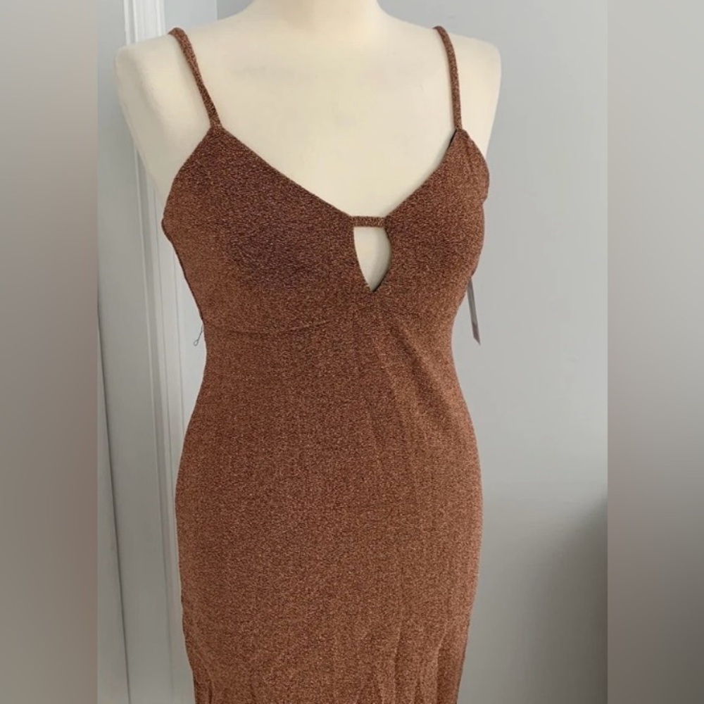 Wild Fable Rust Backless Dress